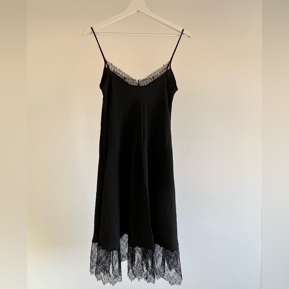 Etro silk first line elegant dress with slip dress with floral details - Picture 3 of 7